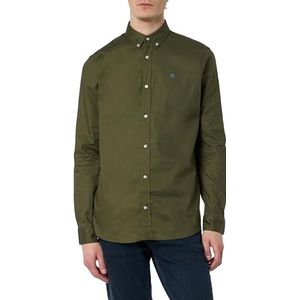 Scotch & Soda Essential Oxford Solid T-shirt voor heren, Army 0115