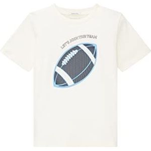 TOM TAILOR 1035195 T-shirt voor jongens (1 stuk), 12906 - Wool White
