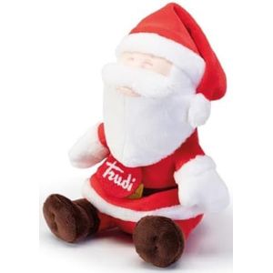 Trudi Pluche pop kerstman zittend kerstcadeau 14 x 23 x 7 cm XS Kerstmis model 29627