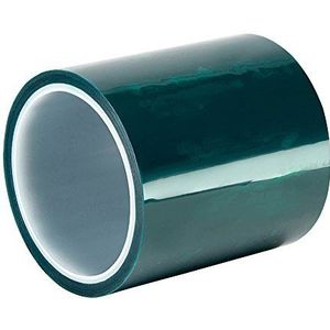 TapeCase M polyester/siliconen plakband, 10,2 cm x 72,9 m x 10,2 cm, groen