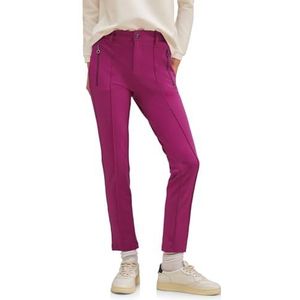 Street One Dames slim fit broek, magenta/roze, 42W / 30L, magenta/roze