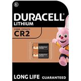 Duracell CR2 3V krachtige lithiumbatterij, pak van 2 (CR15H270), ontworpen voor gebruik in sensoren, sleutelloze sloten, cameraflitsers en zaklampen