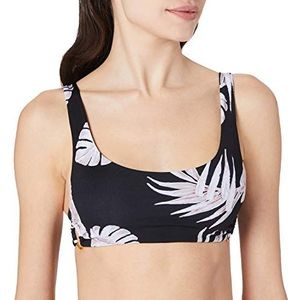 BANANA MOON Palco Leaf bikinitop voor dames, zwart.