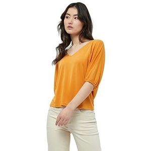 Desires T-shirt manches 2/4 pour femme, Orange (6530 Butterscotch), L