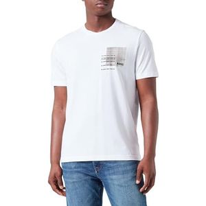 BOSS T-shirt pour homme, Blanc 100., XS