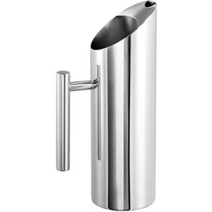 APS 10695 Waterkaraf / Pitcher Ø 9 cm, H 27,5 cm, 1,2 l, roestvrij staal 18/8, zilver