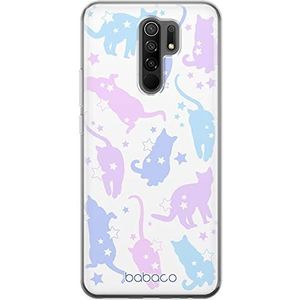 ERT GROUP beschermhoes voor Xiaomi Redmi 9 Babaco Cats 016 (past precies, TPU)