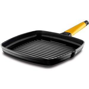 Castey Classic Grill Pan braadpan, aluminium, geel