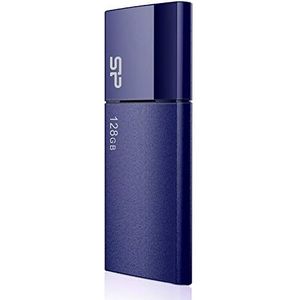 Silicon Power SP128GBUF3B05V1D Blaze B05 geheugenstick USB 3.0 128 GB opslagcapaciteit, leessnelheid tot 100 MB/s, marineblauw