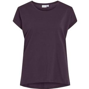 Vila Vidreamers New Pure Noos T-shirt voor dames, Pruim