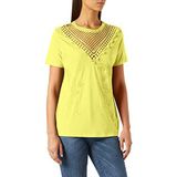 Desigual Ts_Tropic Thoughts T-shirt voor dames, geel (Blazing 8035)