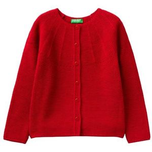 United Colors of Benetton Koreaans shirt M/L 1076g5006 Cardigan voor meisjes (1 stuk), Rosso 61a