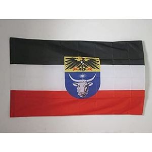 AZ FLAG Vlag Zuidwesten Afrika Duitsland 1884-1915 90 x 60 cm - vlag Afrika Duitsland, 60 x 90 cm, vlaggenschede