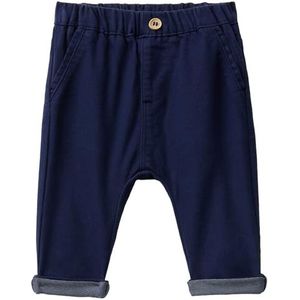 United Colors of Benetton Pantalon unisexe pour enfants, bleu, 74