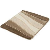 Meusch Toiletmat, oceaan, klaver, 55 x 65 cm, taupe