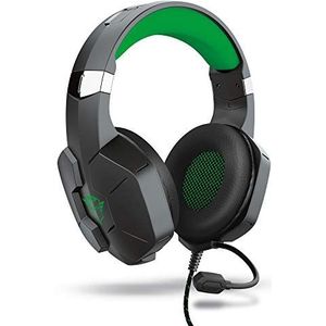 Trust Gaming Xbox Series X (S) GXT 323X Carus Gaming Headset - Xbox One (X) hoofdtelefoon met flexibele microfoon, microfoonuitschakeling en volumeregeling op de oortelefoon - groen/zwart