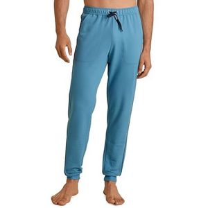 CALIDA RMX Lounge Leisure Pantalon long pour homme, Bleu Niagara, 46-48
