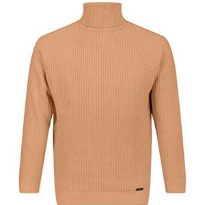 19V69 ITALIA Matt Light Brown Sweater, bruin, medium (3 stuks) voor heren, bruin, maat M, Bruin