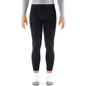 FALKE Maximale warme sportpanty, basislaag, voor heren, warm, marineblauw, zwart, voor wandelen, hardlopen, paardrijden, voetbal, 1 paar, Zwart (Zwart 3000)