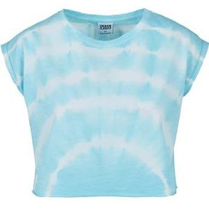 Urban Classics Tie Dye T-shirt voor dames, Aquablue