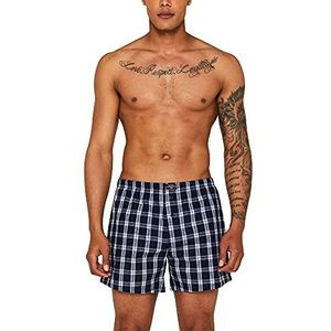 ESPRIT Set van 2 boxershorts, Navy Blauw