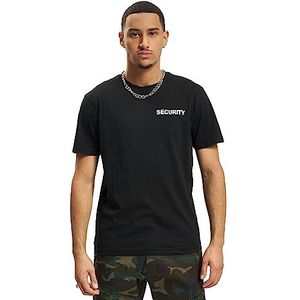Brandit Security T-Shirt met opdruk ""Vone and Back"", zwart, maat S tot 7XL, Zwart met zekerheid
