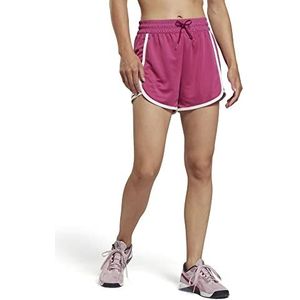 Reebok Workout Ready Knit Shorts dames, Semi Proud Pink, L, Semi Proud Pink