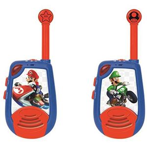 LEXIBOOK digitale walkietalkie Mario Kart – bereik 2 km – lichtfunctie