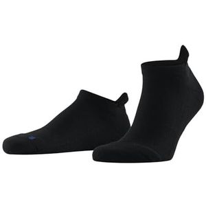 FALKE Unisex Cool Kick Sneaker Sokken Ademend Sneldrogend Functioneel Low Padding Lichtgewicht Zool Krullend Effect Verstevigend Effect 1 paar, Zwart (Black 3000) - Eco-vriendelijk
