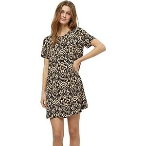 DESIRES Becike Korte jurk voor dames, Veelkleurig (0975p Cuban Sand Print)