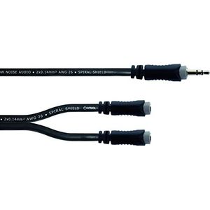 Y-kabel met stereo-jackstekker, 30 cm