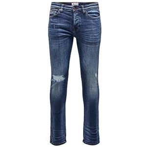 ONLY & SONS ONSLoom Life Slim Fit Jeans donkerblauw 3234Blue Denim