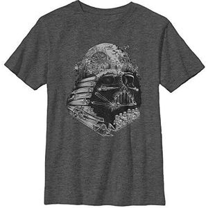 Star Wars Darth Vader Build The Empire Boys T-shirt, donkergrijs, S, Donkergrijs