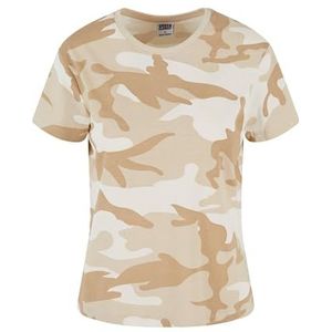 Urban Classics Camo Regular T-shirt voor dames, Camouflage