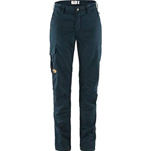 Fjallraven Karla Lite Damesbroek Curved Trousers W, Donkere marine.