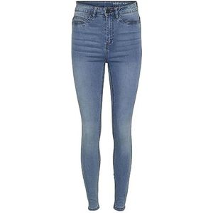 NOISY MAY High Waist Skinny Jeans NMCALLIE Blauw