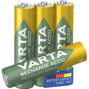 Varta Recycled Oplaadbare AAA Batterijen | 800 mAh | NiMH