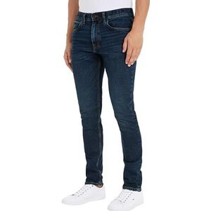 Tommy Hilfiger Tapered Houston Pstr Miller Ind Mw0mw35722 taps toelopend heren, Miller Indigo Denim