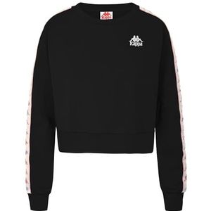 Kappa - Sweatshirt Famisho Authentic voor dames, Zwart/Bruin