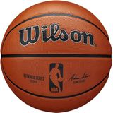 Wilson Basketbal NBA AUTHENTIC SERIES, Outdoor, Tackskin rubber, maat: 6, bruin