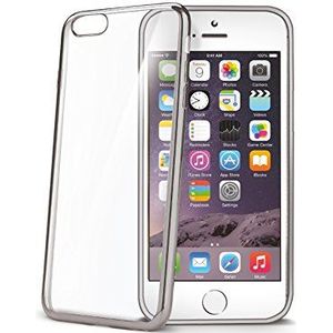 Celly Laser beschermhoes voor iPhone 7 Plus, zilverkleurig
