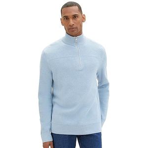 TOM TAILOR 1038315 heren sweater, 13155 - Daglicht Blue Melange