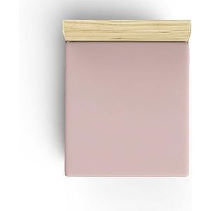 Eenpersoons hoeslaken 90 x 200 cm lichtroze