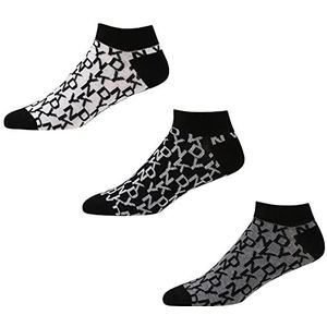DKNY Heren sokken, zwart/wit/grijs gemêleerd, maat 40-45, zwart/wit/grijs gemêleerd.