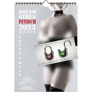 Seelenzauber A4-kalender voor sexy fetisj-meisjes voor erotiek 2023 - Soul Magic, KN2023-4W-0506-D-0, meerkleurig
