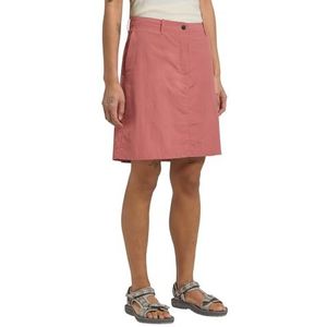 Jack Wolfskin - Tihama Skort - Damesrok - Mineraal Rood - Korte Rok - Vochtregulerend - Sneldrogend - Ademend - Stretchcomfort