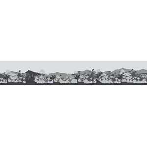Sorreissa Border, zelfklevend, 15 x 300 cm, grijs