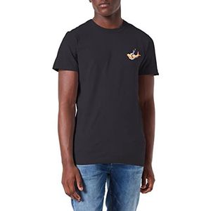 Kings of Indigo T-shirt Darius pour homme, Noir (Black Koiboy 6912), S