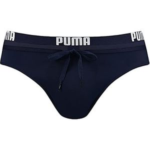 PUMA Zwembroek voor heren, met logo, Marinier