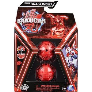 BAKUGAN - BAKUGAN COMBINE & BRAWL - Bakugan actiefiguur om te verzamelen en personaliseerbaar - met wisselletters - 1Bakugan, 2 kaarten en 1Bakugan Token - willekeurig model - 6066716-speelgoed voor